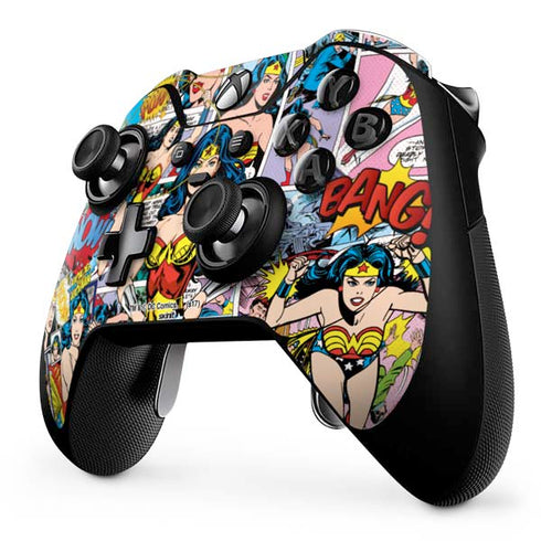 DC Comics Wonder Woman Comic Blast Xbox One Elite Controller Skin