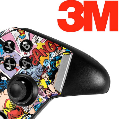 DC Comics Wonder Woman Comic Blast Xbox One Elite Controller Skin