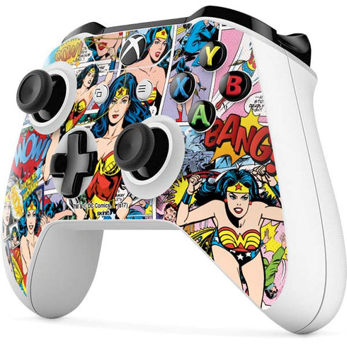 DC Comics Wonder Woman Comic Blast Xbox One S All-Digital Edition Bundle Skin