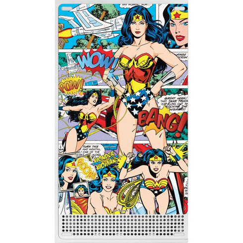 DC Comics Wonder Woman Comic Blast Xbox Series S Console Skin