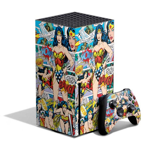 DC Comics Wonder Woman Comic Blast Xbox Series X Bundle Skin