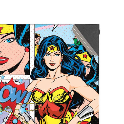 DC Comics Wonder Woman Comic Blast Xbox Series X Console Skin