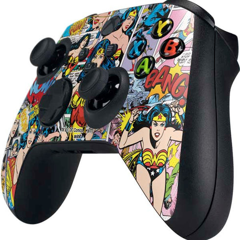 DC Comics Wonder Woman Comic Blast Xbox Series X Controller Skin