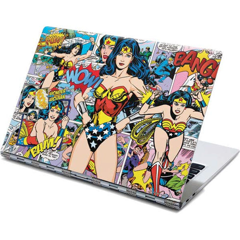 DC Comics Wonder Woman Comic Blast Yoga 910 2-in-1 14in Touch-Screen Skin