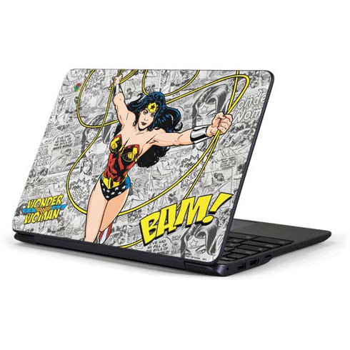 DC Comics Wonder Woman Classic Action Pose Samsung Chromebook Skin