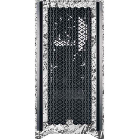 DC Comics Wonder Woman Classic Action Pose Corsair 4000D Tempered Glass Mid-Tower ATX Case Skin