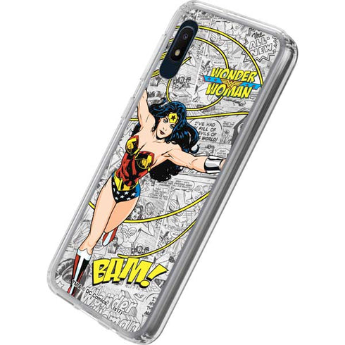 DC Comics Wonder Woman Classic Action Pose Galaxy A10e Clear Case
