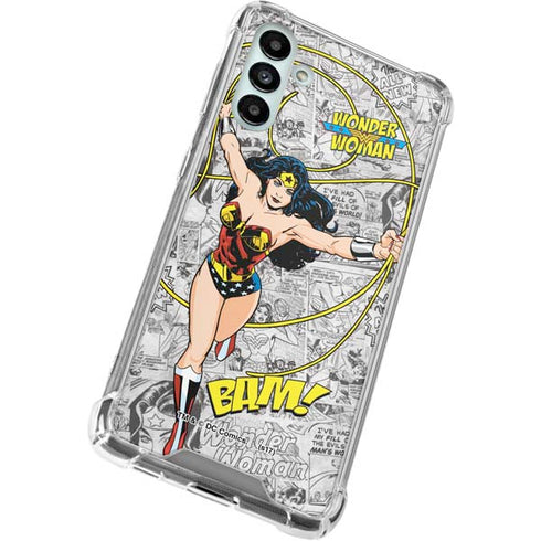 DC Comics Wonder Woman Classic Action Pose Galaxy A13 5G Clear Case