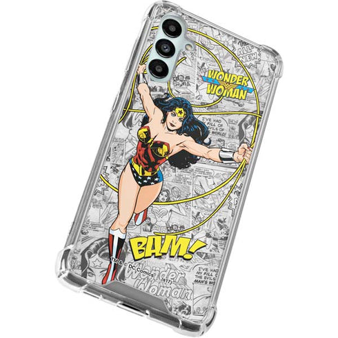 DC Comics Wonder Woman Classic Action Pose Galaxy A14 5G Clear Case