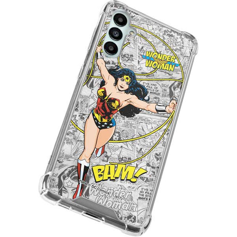DC Comics Wonder Woman Classic Action Pose Galaxy A15 5G Clear Case