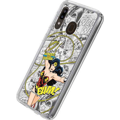 DC Comics Wonder Woman Classic Action Pose Galaxy A20 Clear Case