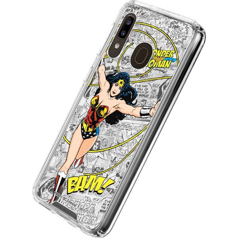 DC Comics Wonder Woman Classic Action Pose Galaxy A30 Clear Case
