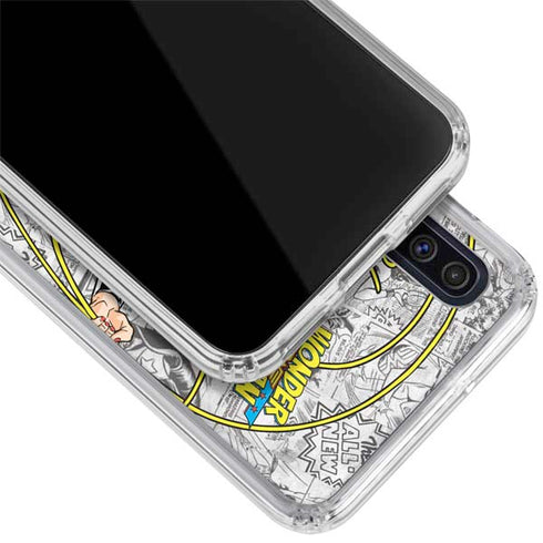 DC Comics Wonder Woman Classic Action Pose Galaxy A50 Clear Case