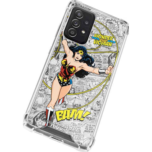 DC Comics Wonder Woman Classic Action Pose Galaxy A52 5G Clear Case