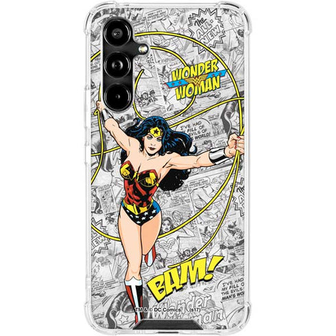 DC Comics Wonder Woman Classic Action Pose Galaxy A54 5G Clear Case