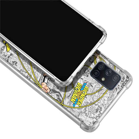DC Comics Wonder Woman Classic Action Pose Galaxy A71 5G Clear Case
