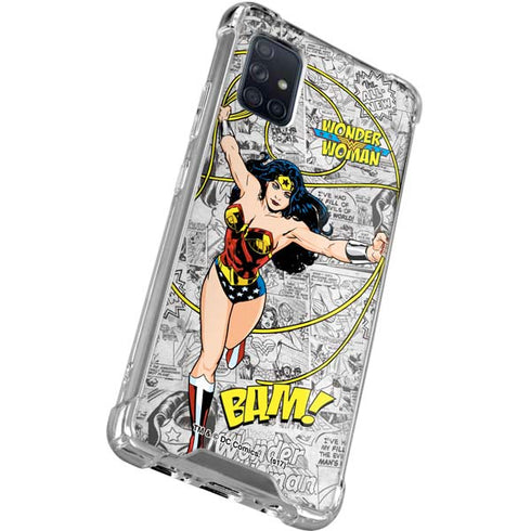 DC Comics Wonder Woman Classic Action Pose Galaxy A71 5G Clear Case