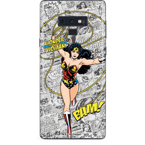 DC Comics Wonder Woman Classic Action Pose Galaxy Note 9 Skin