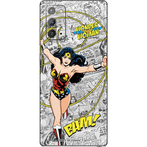 DC Comics Wonder Woman Classic Action Pose Galaxy Note20 5G Skin