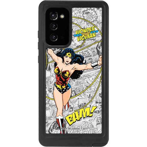 DC Comics Wonder Woman Classic Action Pose Galaxy Note20 5G Waterproof Case