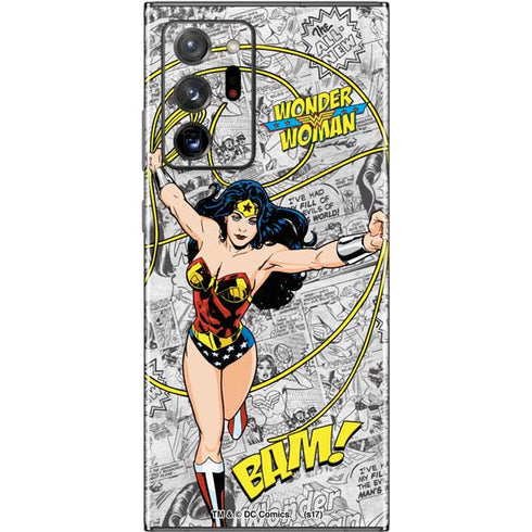 DC Comics Wonder Woman Classic Action Pose Galaxy Note20 Ultra 5G Skin