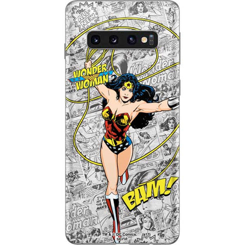 DC Comics Wonder Woman Classic Action Pose Galaxy S10 Skin