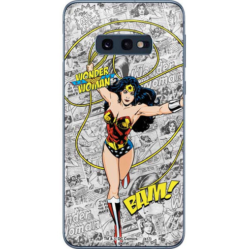 DC Comics Wonder Woman Classic Action Pose Galaxy S10e Skin