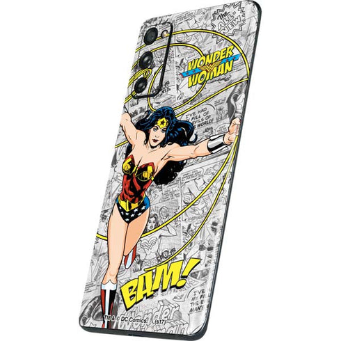 DC Comics Wonder Woman Classic Action Pose Galaxy S20 Fan Edition Skin