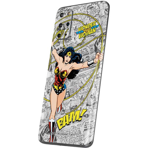 DC Comics Wonder Woman Classic Action Pose Galaxy S20 Plus Skin