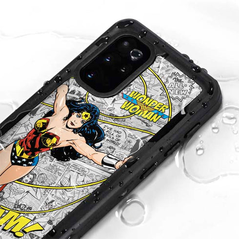 DC Comics Wonder Woman Classic Action Pose Galaxy S20 Plus Waterproof Case