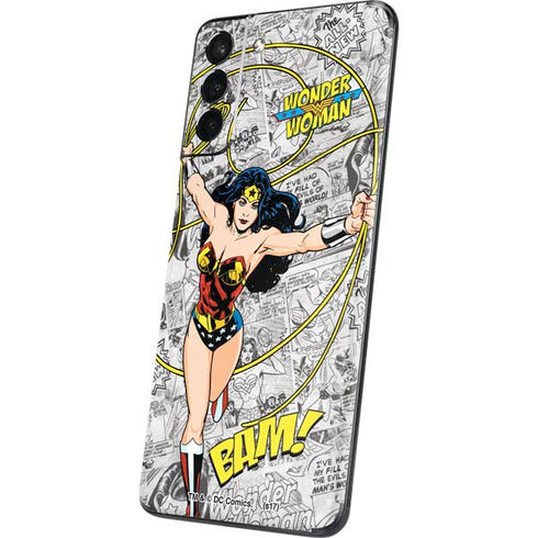 DC Comics Wonder Woman Classic Action Pose Galaxy S21 Plus 5G Skin