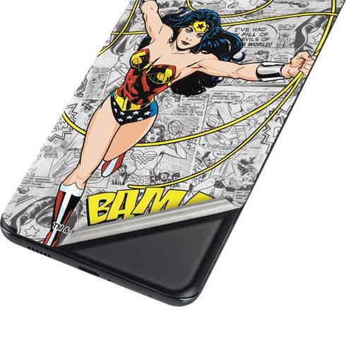 DC Comics Wonder Woman Classic Action Pose Galaxy S21 Plus 5G Skin