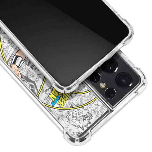 DC Comics Wonder Woman Classic Action Pose Galaxy S21 Ultra 5G Clear Case