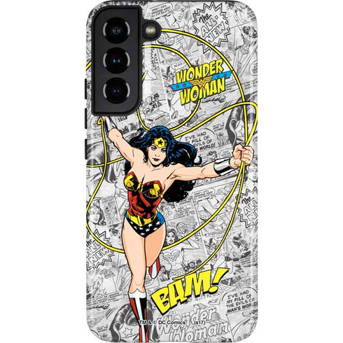 DC Comics Wonder Woman Classic Action Pose Galaxy S22 Plus Pro Case