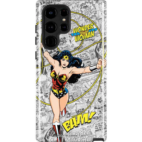 DC Comics Wonder Woman Classic Action Pose Galaxy S22 Ultra Pro Case