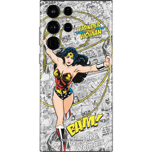 DC Comics Wonder Woman Classic Action Pose Galaxy S22 Ultra Skin