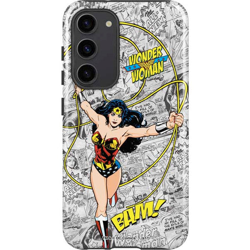 DC Comics Wonder Woman Classic Action Pose Galaxy S23 Plus Pro Case