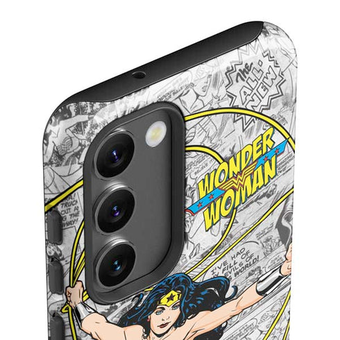 DC Comics Wonder Woman Classic Action Pose Galaxy S23 Plus Pro Case