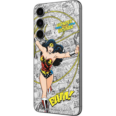 DC Comics Wonder Woman Classic Action Pose Galaxy S23 Plus Skin