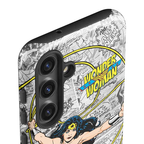DC Comics Wonder Woman Classic Action Pose Galaxy S24 Plus Impact Case