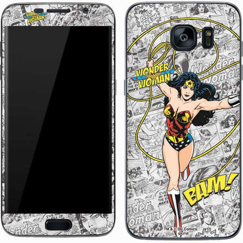 DC Comics Wonder Woman Classic Action Pose Galaxy S7 Skin
