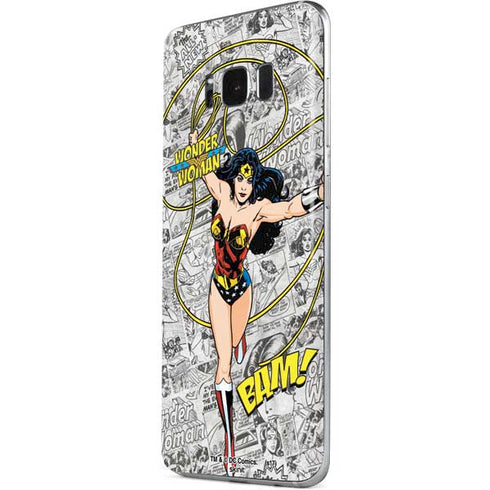 DC Comics Wonder Woman Classic Action Pose Galaxy S8 Skin