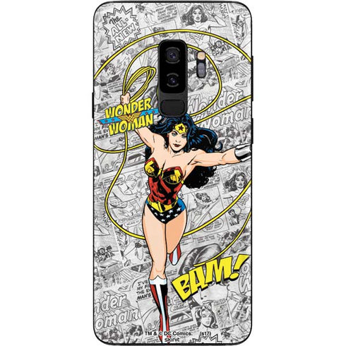 DC Comics Wonder Woman Classic Action Pose Galaxy S9 Plus Skin