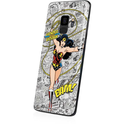 DC Comics Wonder Woman Classic Action Pose Galaxy S9 Skin
