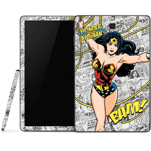 DC Comics Wonder Woman Classic Action Pose Samsung Galaxy Tab Skin