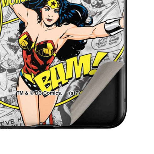 DC Comics Wonder Woman Classic Action Pose Galaxy Z Flip Skin