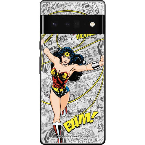 DC Comics Wonder Woman Classic Action Pose Google Pixel 6 Pro Skin