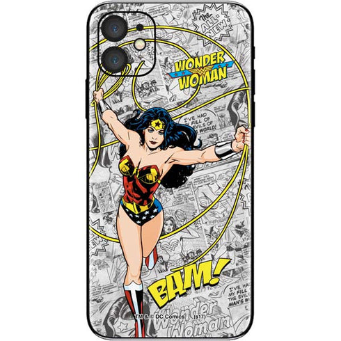 DC Comics Wonder Woman Classic Action Pose iPhone 11 Skin