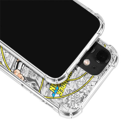 DC Comics Wonder Woman Classic Action Pose iPhone 12 Clear Case