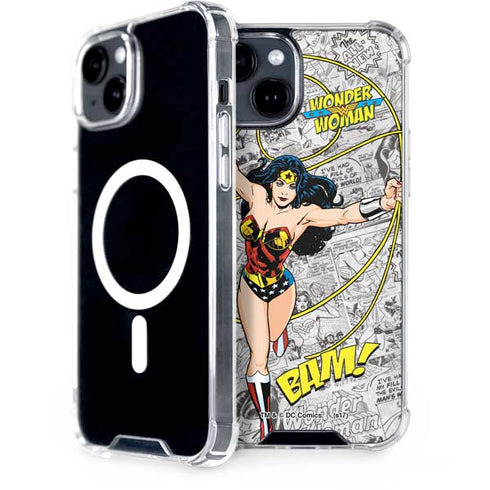 DC Comics Wonder Woman Classic Action Pose iPhone 13 MagSafe Case